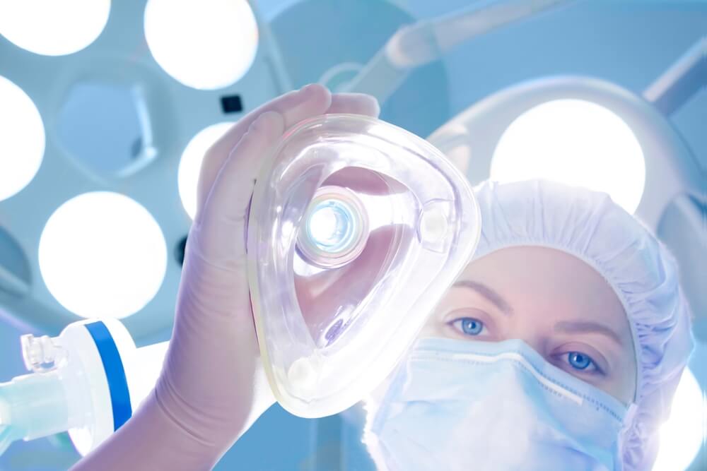 What is the most commonly used anesthesia for All-on-4 dental implants